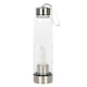 image 1 of Something Different Quartz Water Bottle - Clear/Steel Grey - One Size
