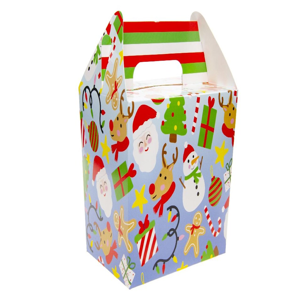 image 1 of Pack of 12 Christmas Food Boxes 14 x 10 x 12cm