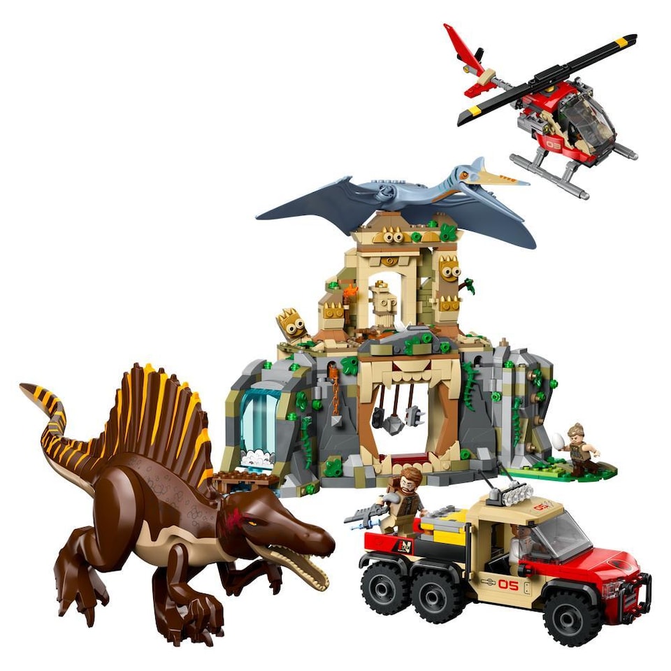 image 1 of LEGO Jurassic World Spinosaurus & Quetzalcoatlus Air Mission