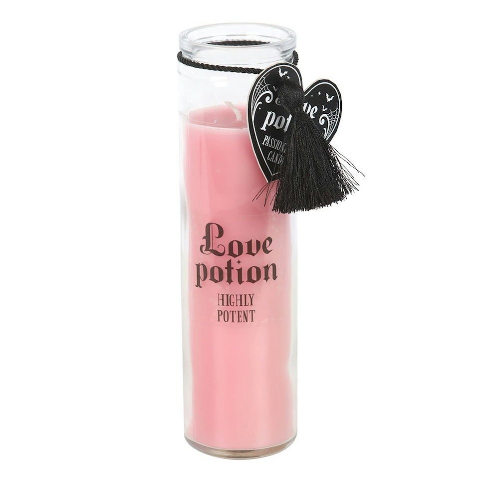 image 1 of Love Potion Passionfruit Tube Candle Pink