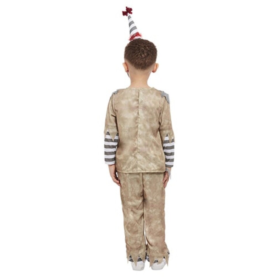 image 1 of Vintage Clown Fancy Dress Costume Unisex Toddler Age 1-2