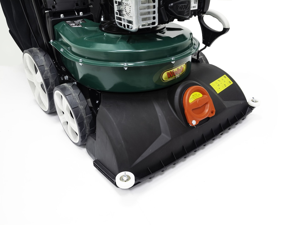 image 1 of Webb 196cc Petrol Walk Behind Garden Vacuum, Loncin V200 Engine, 150L Collector