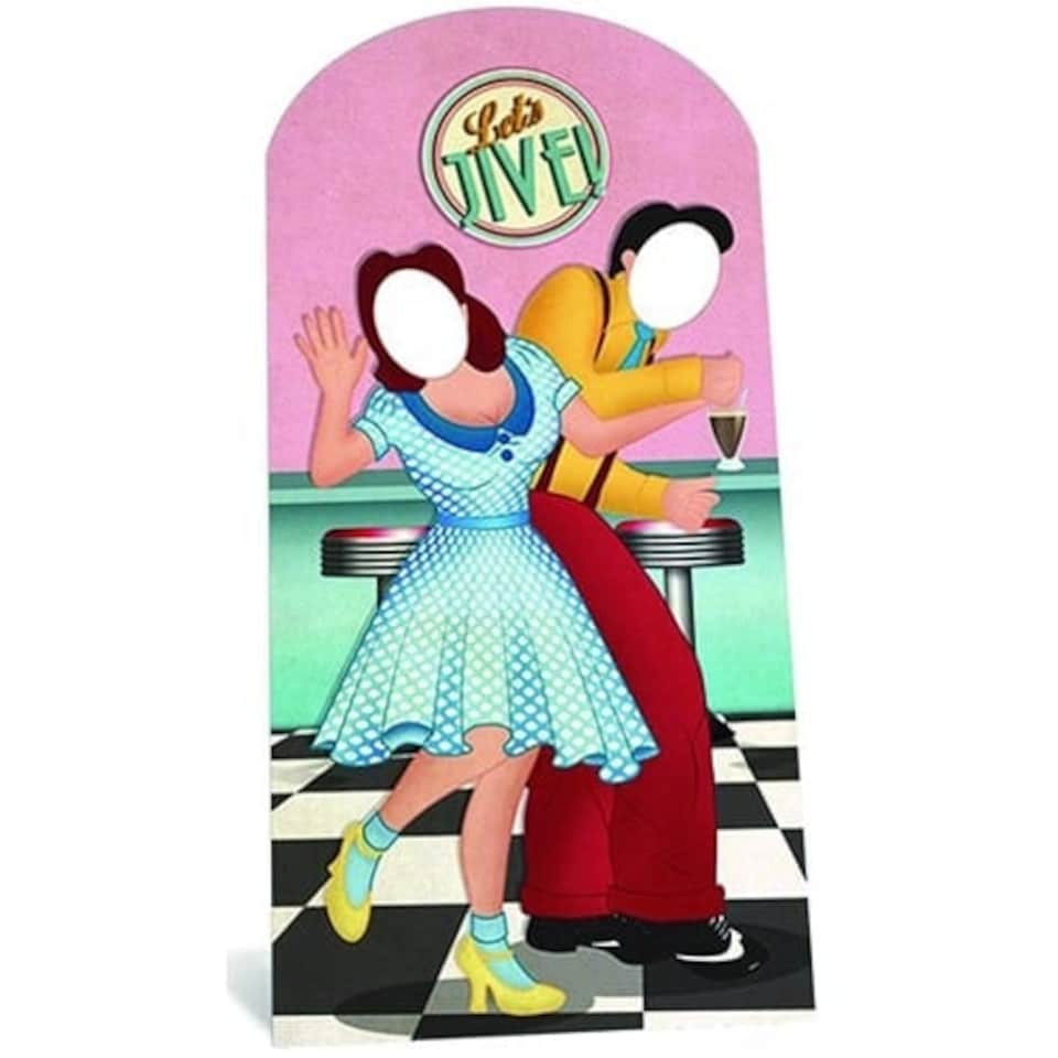 1950′s Jazz Dancers Stand In Cardboard Cutout - 192cm
