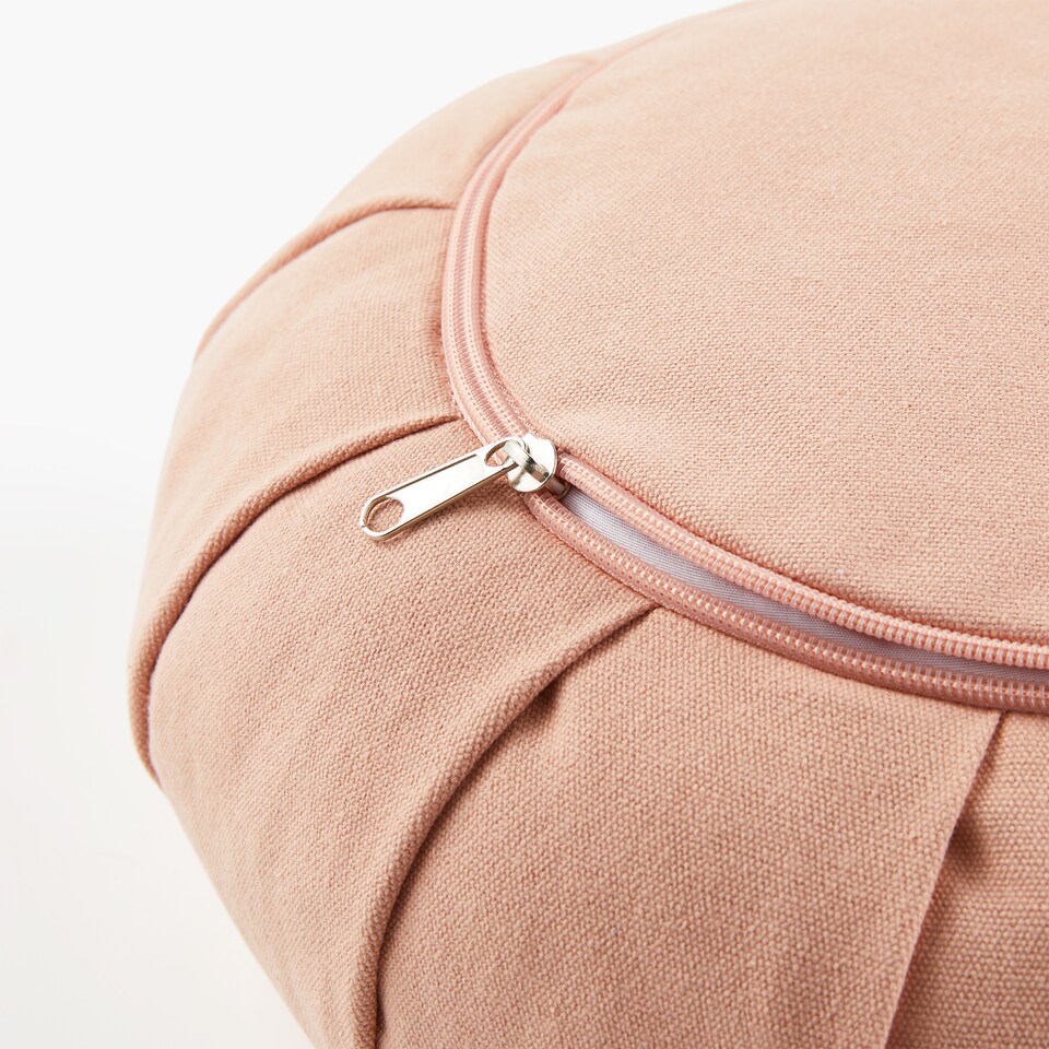 image 1 of Myga Zafu Yoga Meditation Cushion - Blush | Pink