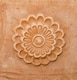 image 5 of Primrose Garden Large Terracotta Red Trough Planter With Decorative Detail 80cm