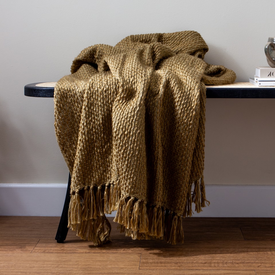 image 1 of Hoem Morni Woven Tasselled Throw