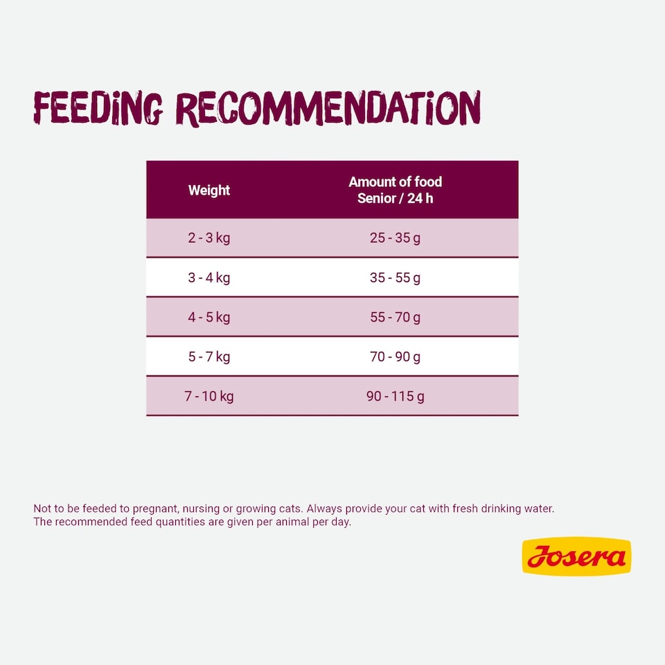 image 1 of Josera Senior complete food for older cats | Easily digestible | Kidney support | Sensitive stomach | Gluten free | Anti-Hairball | Herbs & Fruits | 6x2kg