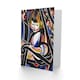 image 2 of Henry Lyman Sayen Art Card Child in Rocker Abstract Painting