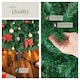 image 5 of Christmas Tree Dasher - artificial Christmas tree in green with lifelike look | Green | green | 1