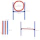 image 4 of PawHut Pet Agility Set Training Dogs Outward Outdoor Play Hurdle Jump Hoop Pole