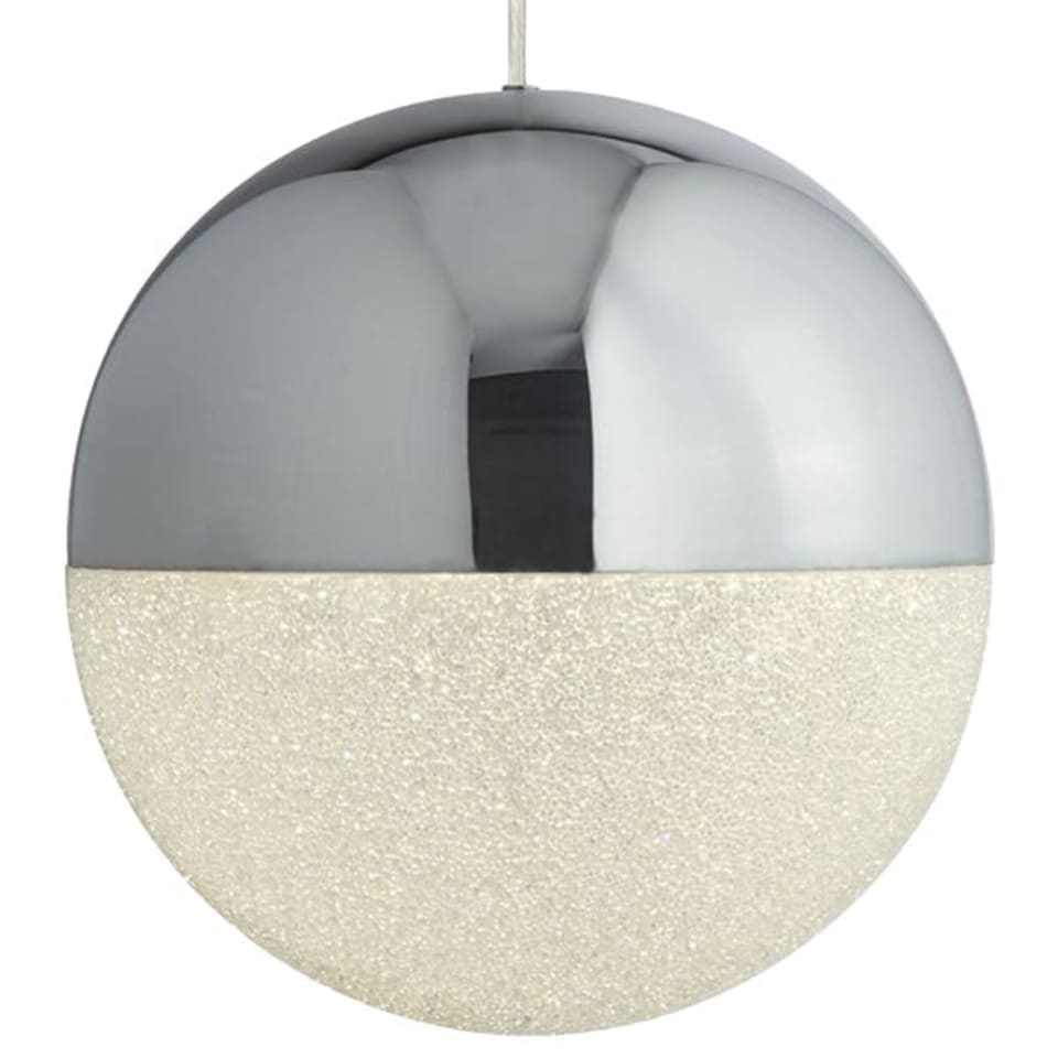 image 1 of Annika 3 Light Polished Chrome LED Ceiling Pendant Bar