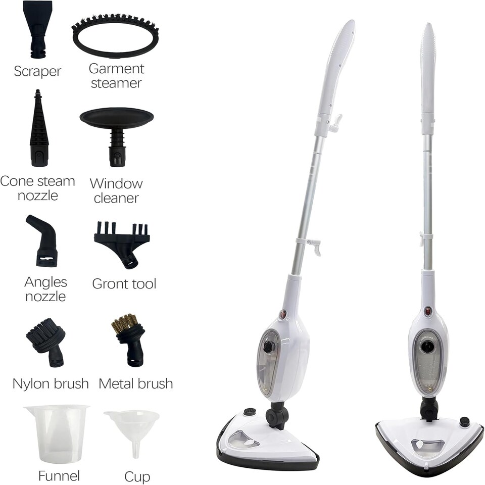 image 1 of Alivio 10-in-1 Steam Mop Multipurpose Chemical-Free Powerful Steam Cleaner