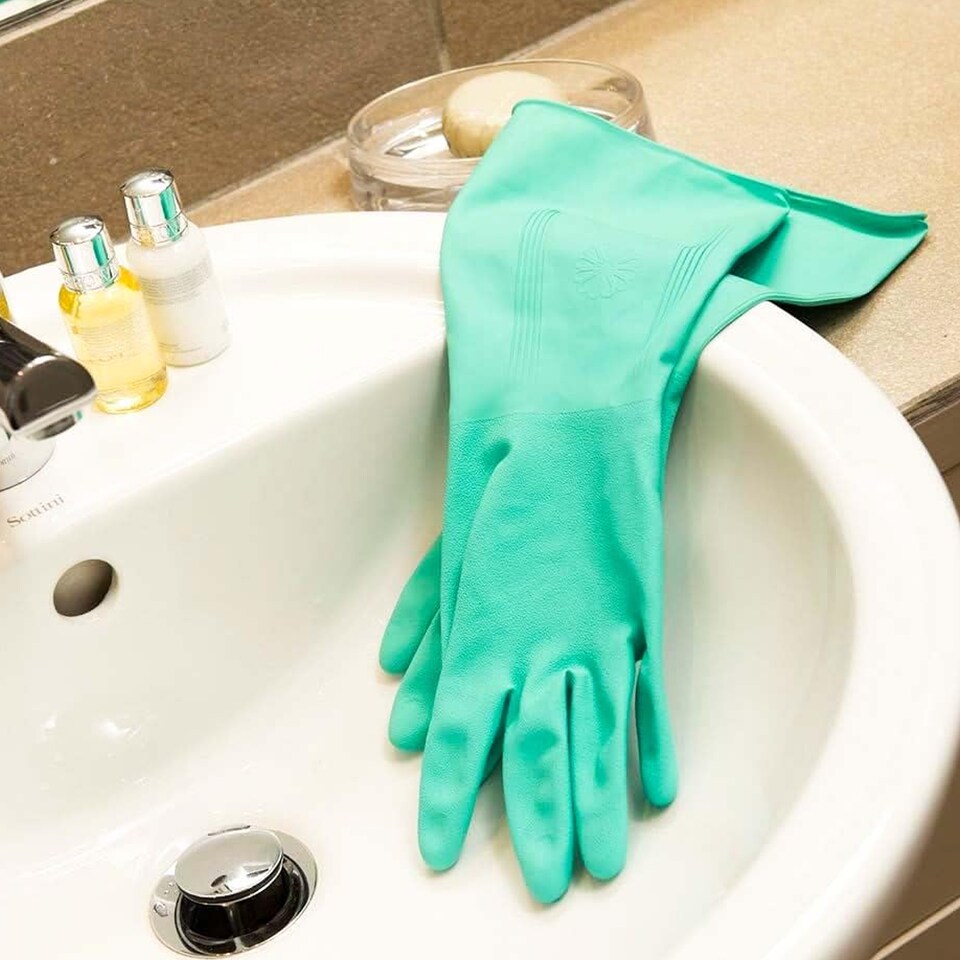 image 1 of Marigold Longer Bathroom Gloves Medium | Multi | One Colour | 1