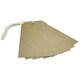 image 1 of Box of 1000 Brown Buff Strung Tags 134mm x 67mm