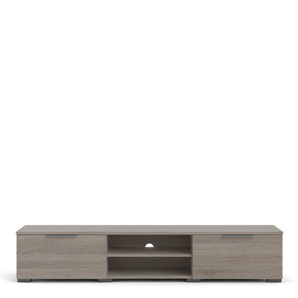 image 1 of Match TV Unit 2 Drawers 2 Shelf in Truffle Oak
