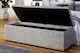 image 2 of 137cm Chesterfield Ottoman Storage Box -Upholstered Blanket Box - Grey Naple Ottoman Bench
