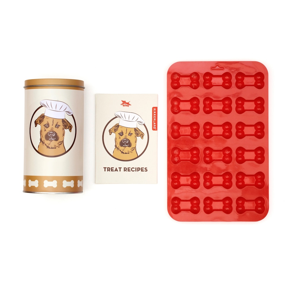image 1 of Kobe Make Your Own Dog Treats Silicone Mould + Recipe Book