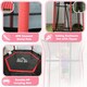 image 5 of HOMCOM 5.4FT Kids Trampoline w/ Enclosure Indoor Outdoor for 3-10 Years Red