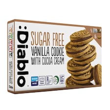 Diablo Sugar Free Vanilla and Cocoa Cream Cookies 176g
