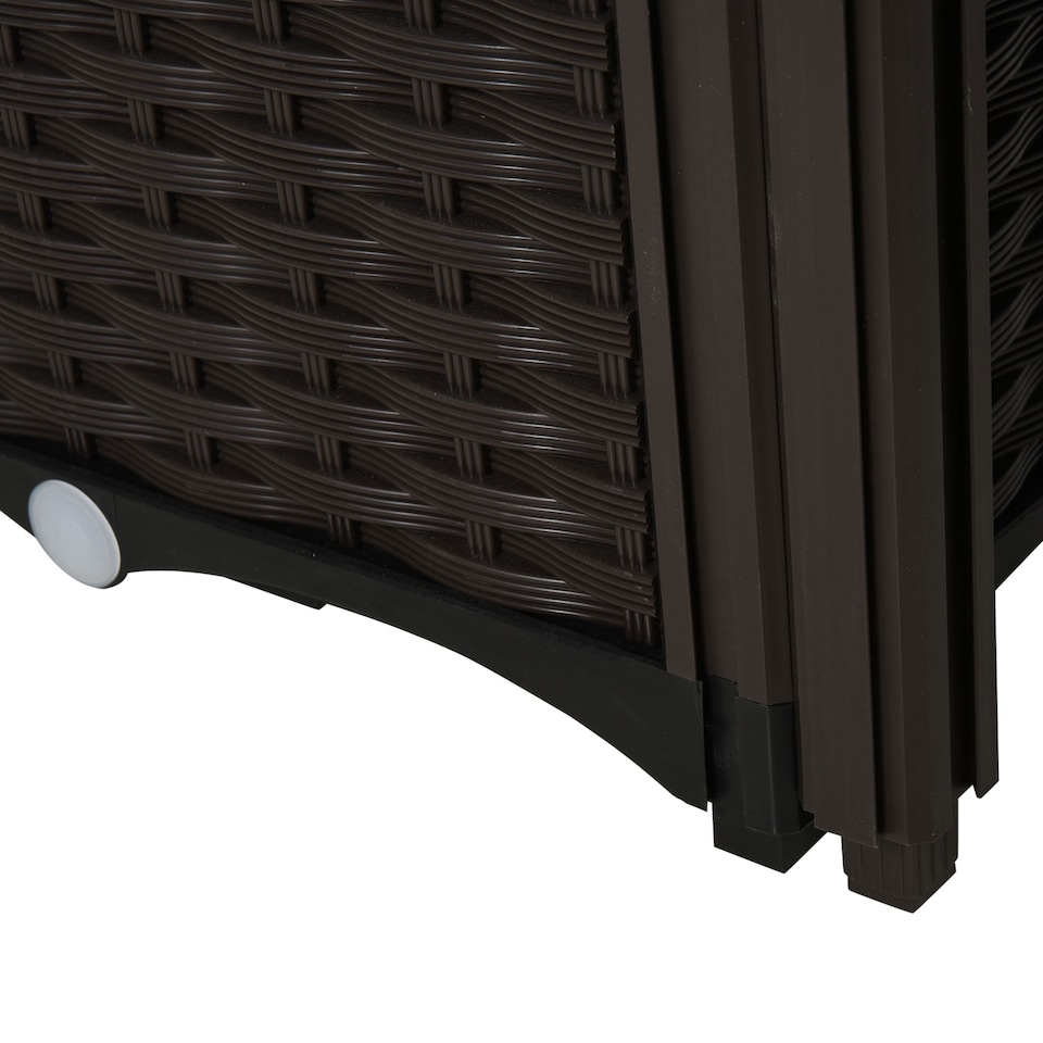 image 1 of Outsunny 4-piece Elevated Flower Bed Vegetable Herb Planter Plastic