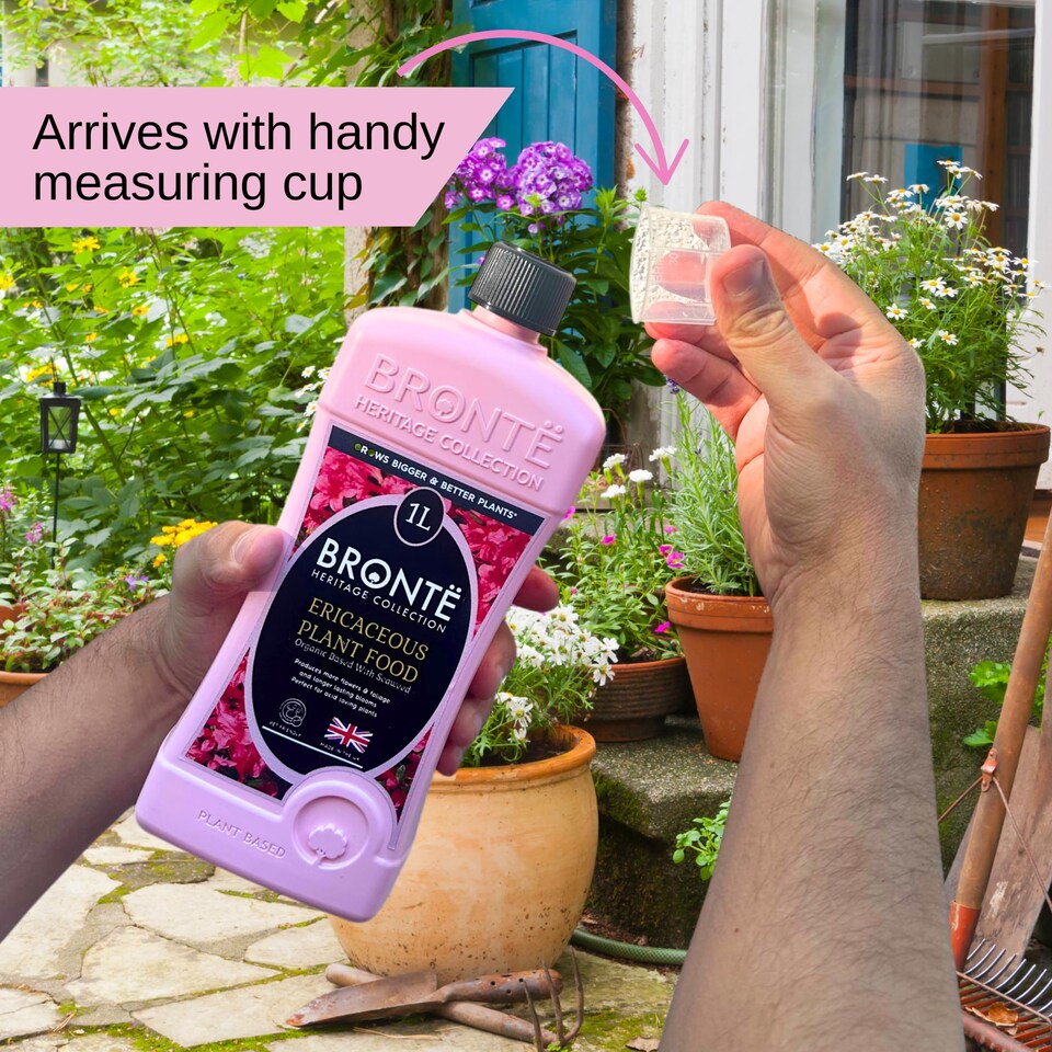 image 1 of Bronte Heritage Collection Ericaceous Plant Food 1L Concentrated Liquid Fertiliser Super-concentrated organic liquid fertiliser