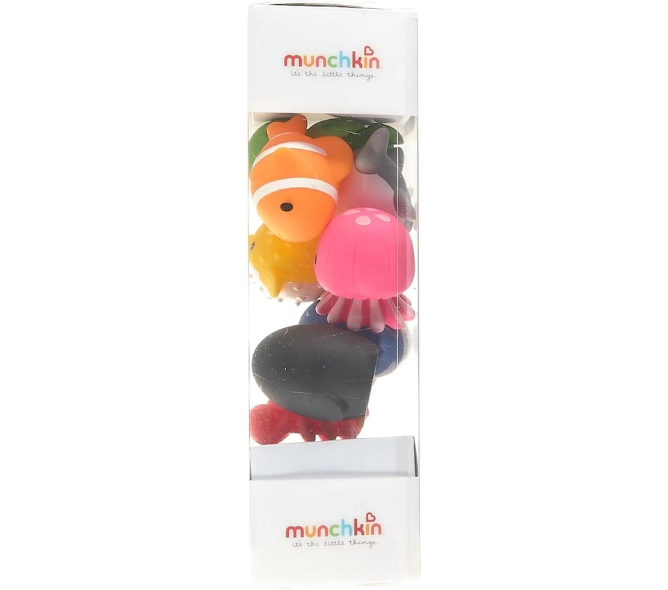 image 1 of Munchkin Baby Bath Toys Toy Squirters Ocean Buddies Animals 9m+ 8Pk