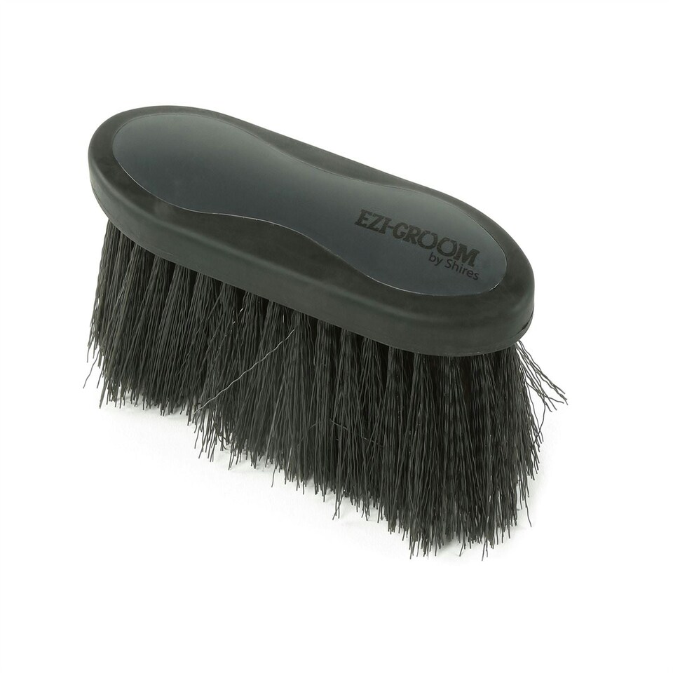 image 1 of Shires Ezi-Groom Grip Long Bristle Dandy Brush Black | Size: Large
Colour: Black