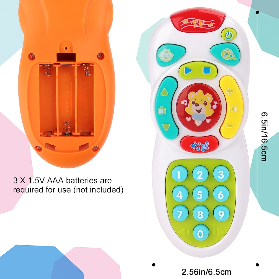 image 1 of Remote Control Baby Toy – with Sounds, Buttons & Lights