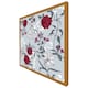 image 4 of Red & white winter floral (Picutre Frame) Grey | L