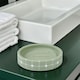 image 1 of Showerdrape Mosaica Pistachio Green Soap Dish | Green | White | 1
