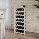 image 2 of Camilo 7-Tier Wine Rack Freestanding Holds 28 Bottles Home Bar Stand 108cm Stand | White | White