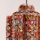 image 1 of ValueLights Leyla Moroccan Bazaar Bronze Lamp Shade Multi Coloured Jewels & Bulb Bronze