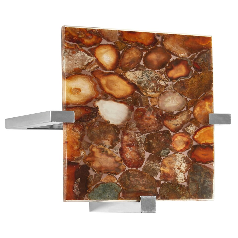 image 1 of Interiors by Premier Agate Stone Wall Light Multi