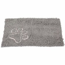 Bunty Soft Long Pile Microfibre Mat Grey | S