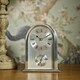 image 2 of Wm.Widdop Arched Silver Aluminium Mantel Clock Silver