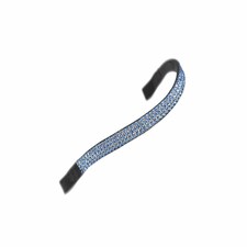 Shires Aviemore Wide Diamante Browband Black | Full