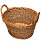 image 1 of Eton Oval Wicker Tray | Brown | Brown | One Size