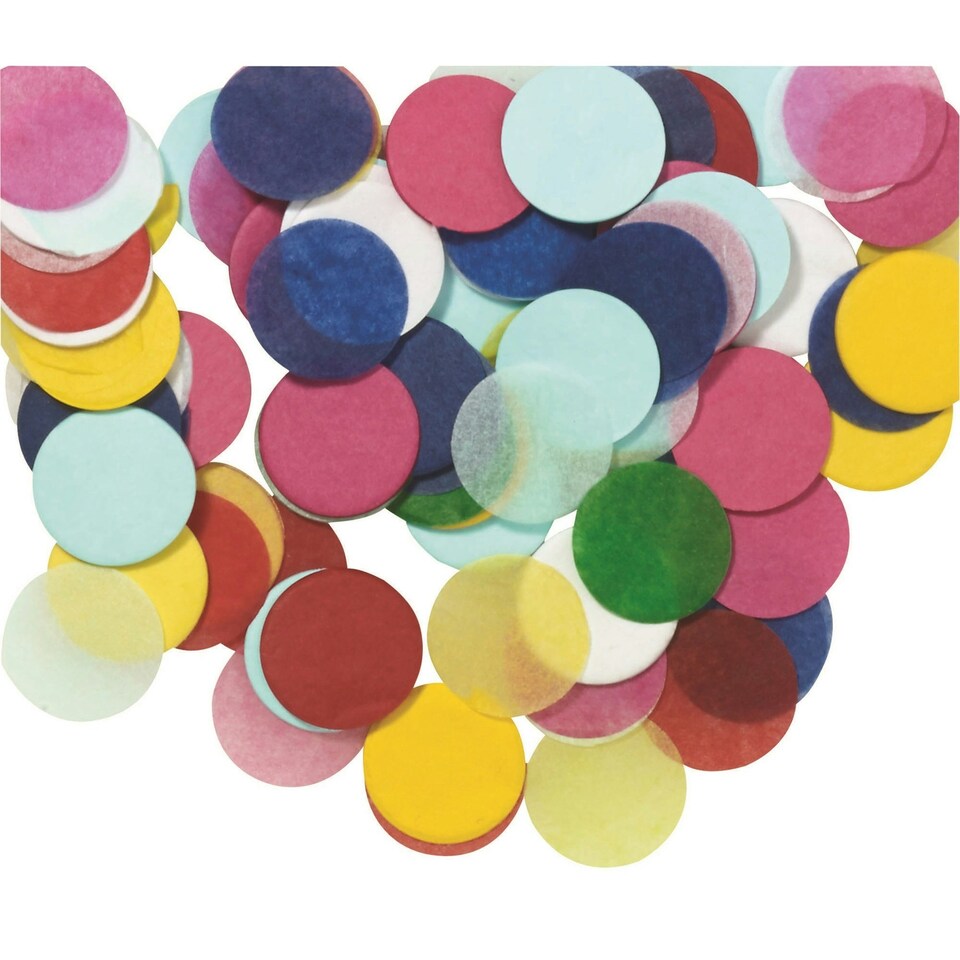 Bristol Novelty Round Paper Confetti - Multi Mix - 225g