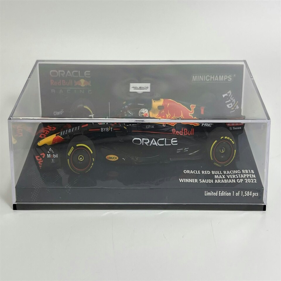 image 1 of Max Verstappen Red Bull Racing RB18 Winner Saudi Arabian GP 2022 1:43 Minichamps 417220101