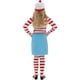 image 3 of Wheres Wally? Girls Wenda Costume Set - White/Red/Blue - 10-12 Years 10
