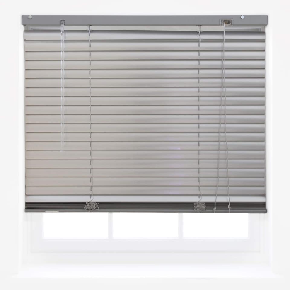 image 1 of Aluminium Venetian Blinds | 200cm Wide x 150cm Long | Silver | Silver