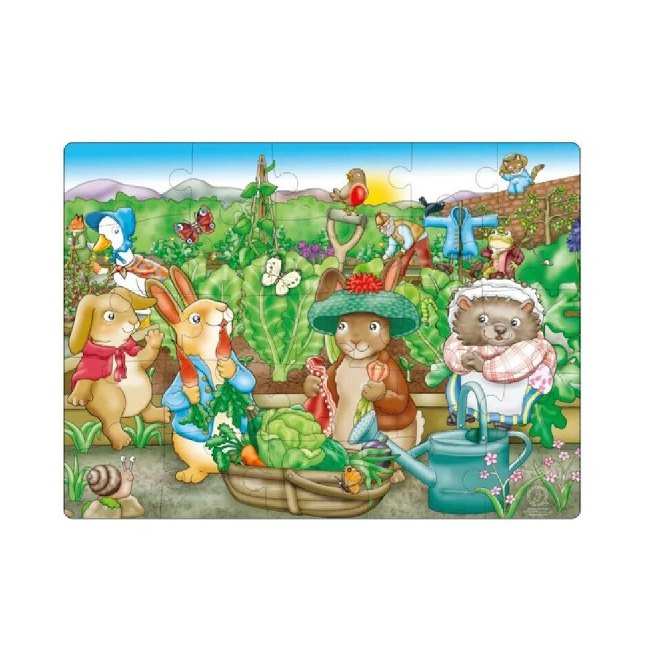 image 1 of Orchard Toys Peter Rabbit Mr Mcregor’s Garden 25 Piece Jigsaw Puzzle