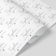 image 3 of Personalised Milestone Classy Birthday Wrapping Paper | White | 1