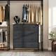 image 6 of Steel Frame Freestanding 9 Drawer Storage Cabinet, Storage Organizer for Bedroom Living Room - Grey