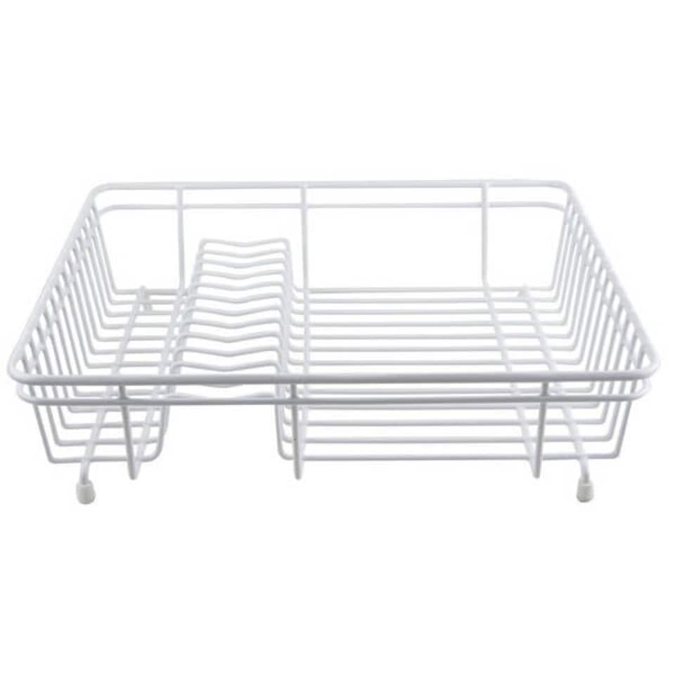 Apollo Large White Wire Dish Drainer White