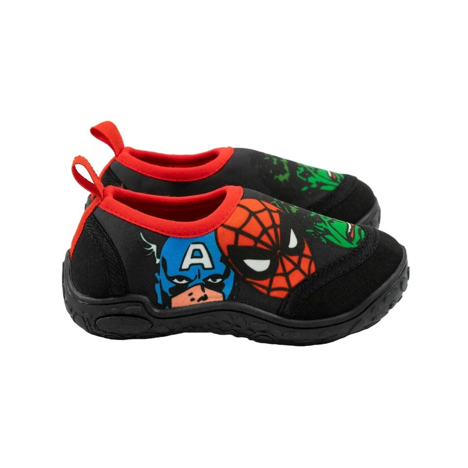 image 1 of Marvel Childrens/Kids Water Shoes - Black/Red - 10 UK Child