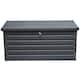 image 1 of Gr8 Garden Dark Grey 420L Metal Storage Box Garden Outdoor Shed Utility Cushion Chest Truck