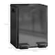 image 8 of HOMCOM 2 x 20L Dual Kitchen Bin Pedal Bin for Recycling and Waste Silver | 40L
