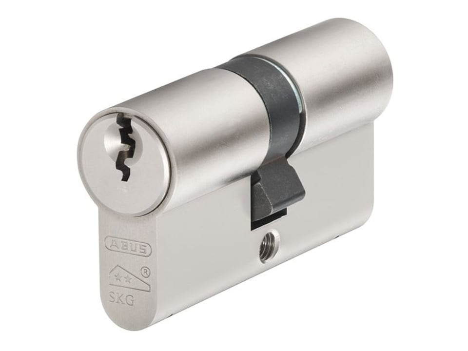 ABUS Mechanical - E60NP Euro Double Cylinder Nickel Pearl 35mm / 35mm Visi
