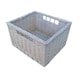 image 1 of Provence Wicker Kitchen Basket | White | White | One Size